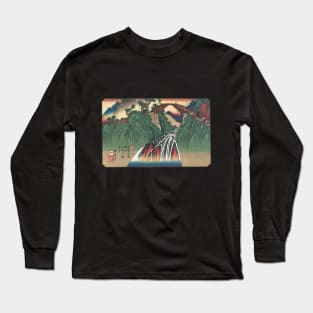 Bridge Over the Ina River at Nojiri Long Sleeve T-Shirt